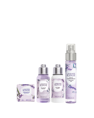 Combo Travel Size Lavande Blanche: Banho, Hidrata&ccedil;&atilde;o e Spray Perfumado